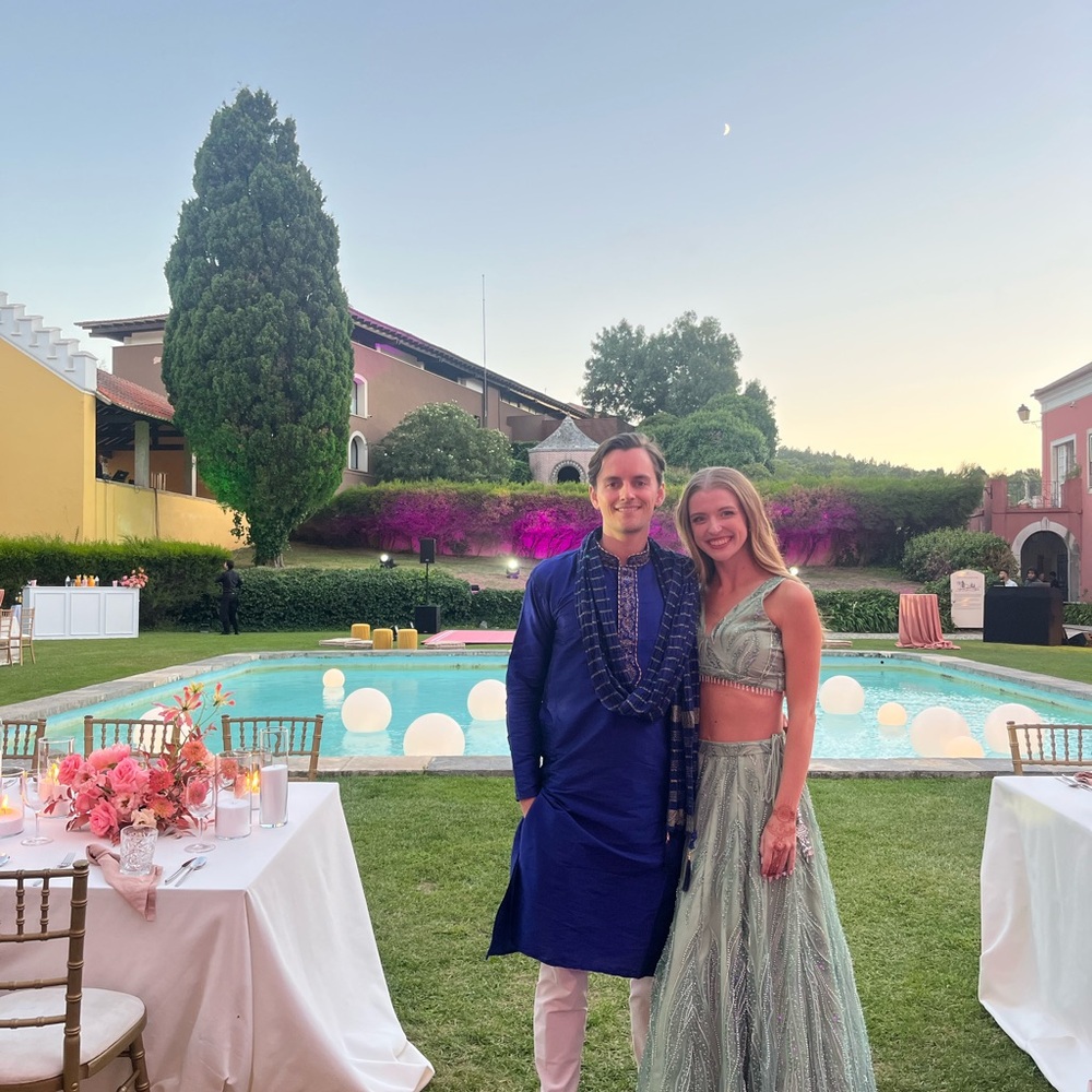 Sage Green 3 Piece Lehenga - Picture 5 of 6